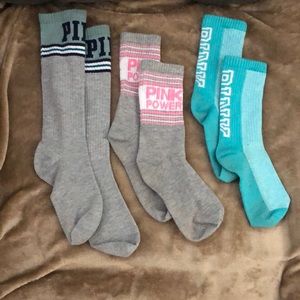 VS Pink socks